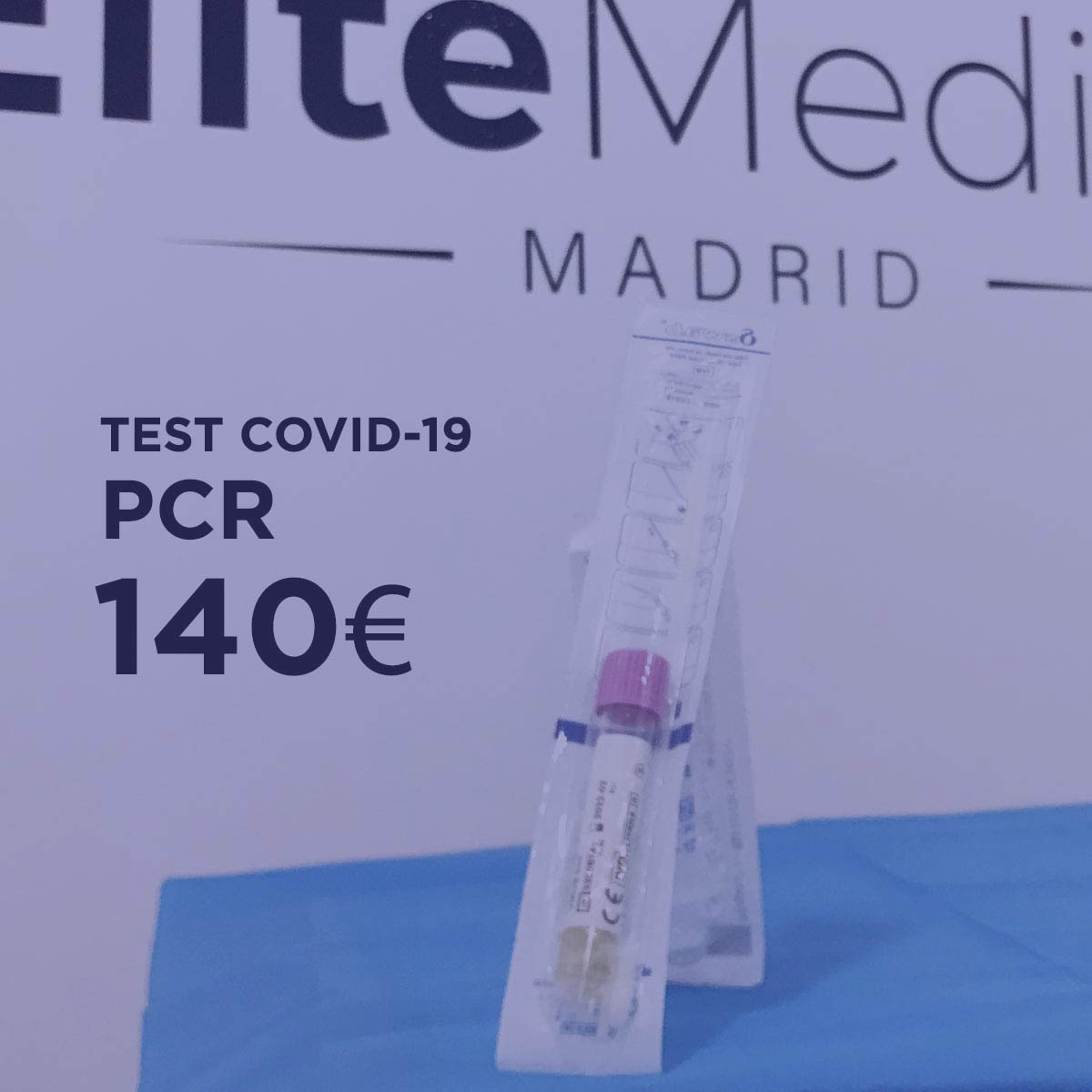 Test PCR Análisis Covid-19 en Élite Medical Madrid